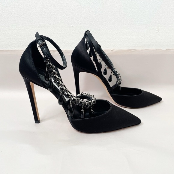 Jimmy Choo x Off-White Victoria Satin Heel - Picture 8 of 15